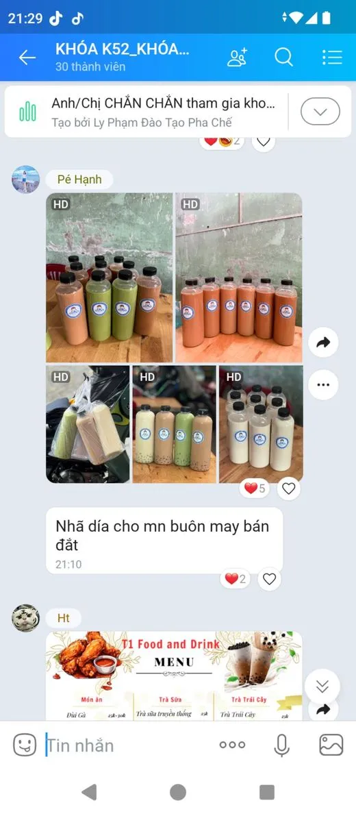 Lời nhắn của học viên SaLy Academy