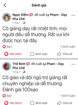 Lời nhắn của học viên SaLy Academy
