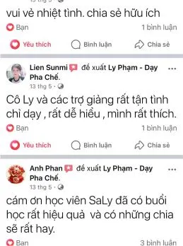 Lời nhắn của học viên SaLy Academy