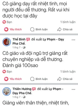 Phản hồi học viên